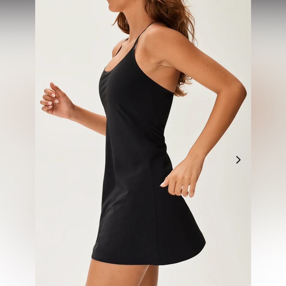 Outdoor Voices Black Mini Dress